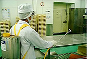 洗浄室　食品工場　調理施設　カビ対策